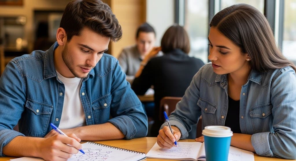 Person mit Mathefrust und Schwierigkeiten